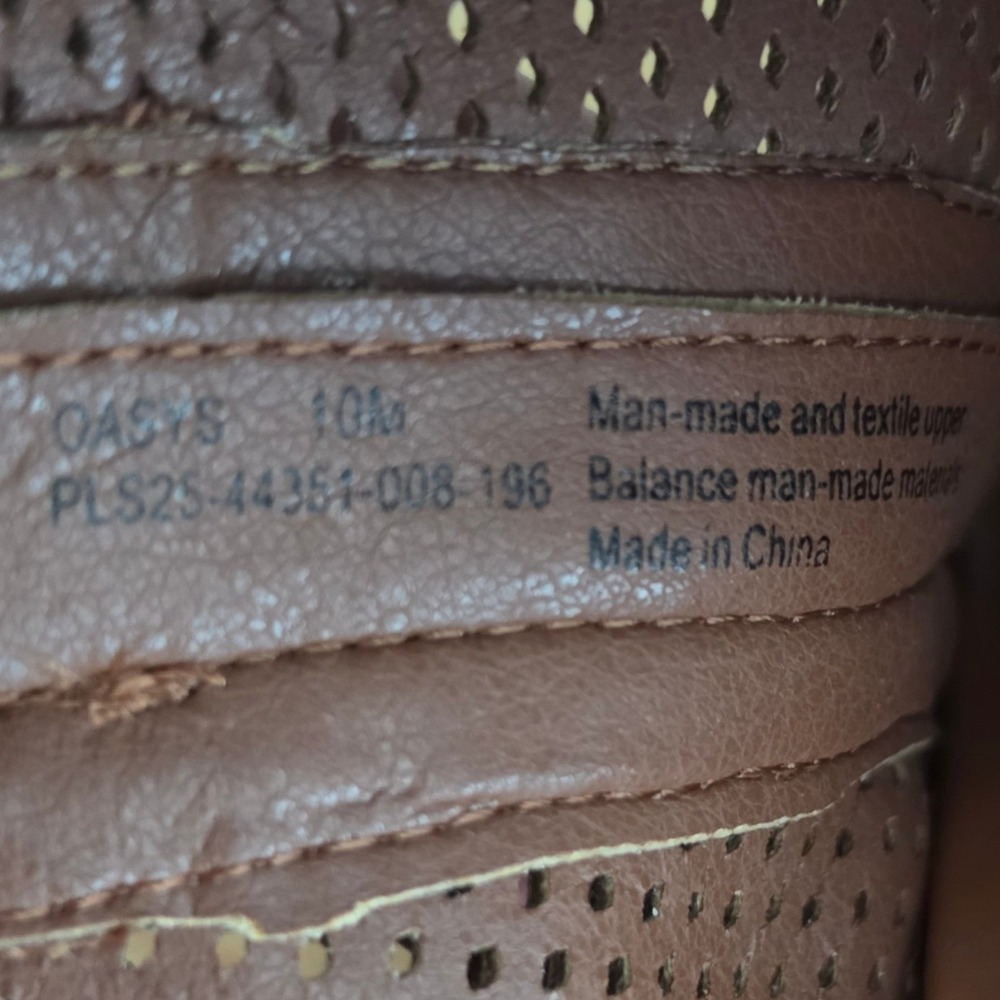 Frye and Co. Womens Oasys Sandal Slingback Cognac Perforated Block Heel Size 10M - Picture 11 of 11